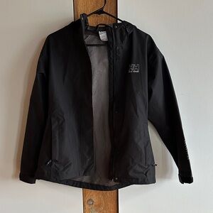 Helly Hansen Black Hooded Waterproof Shell Jacket